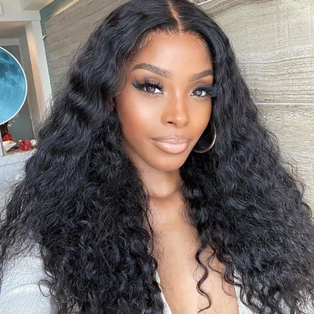 13x6 HD Lace Front Wigs Human Hair Wigs Deep Wave Wigs AniceKiss