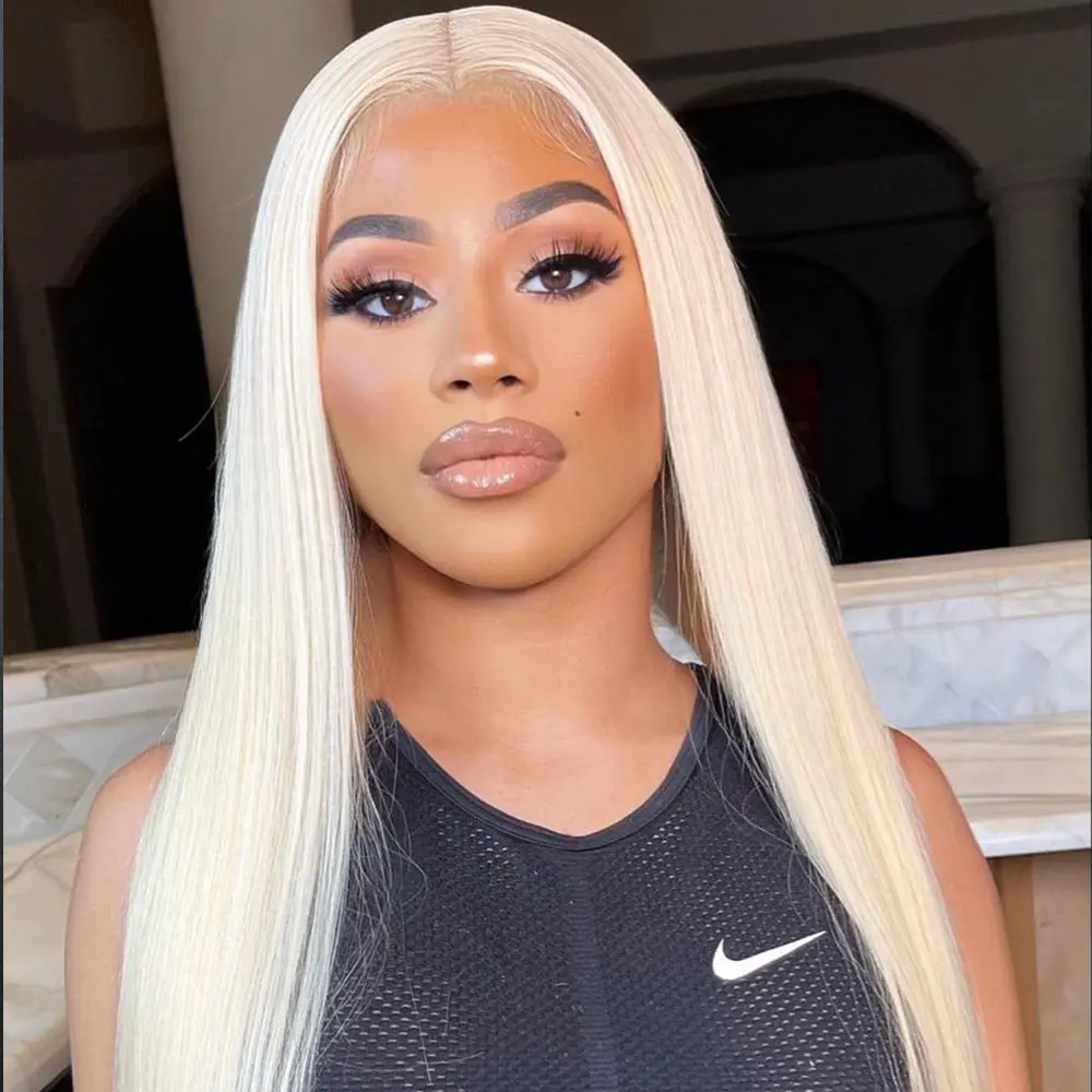 613 Blonde HD Lace Straight Hair Wigs AniceKiss