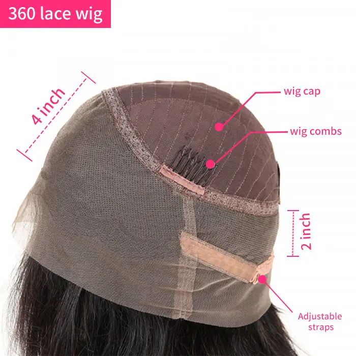 360 hd lace human hair wigs AniceKiss