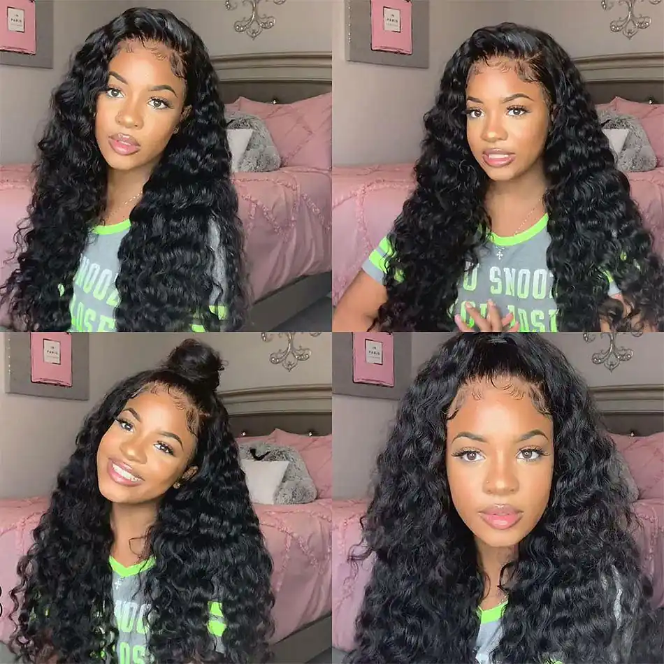 13x6 HD Lace Front Human Hair Wigs anicekiss