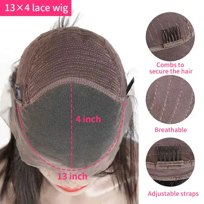 Body Wave Invisible 13x6 HD Lace Human Hair Wigs