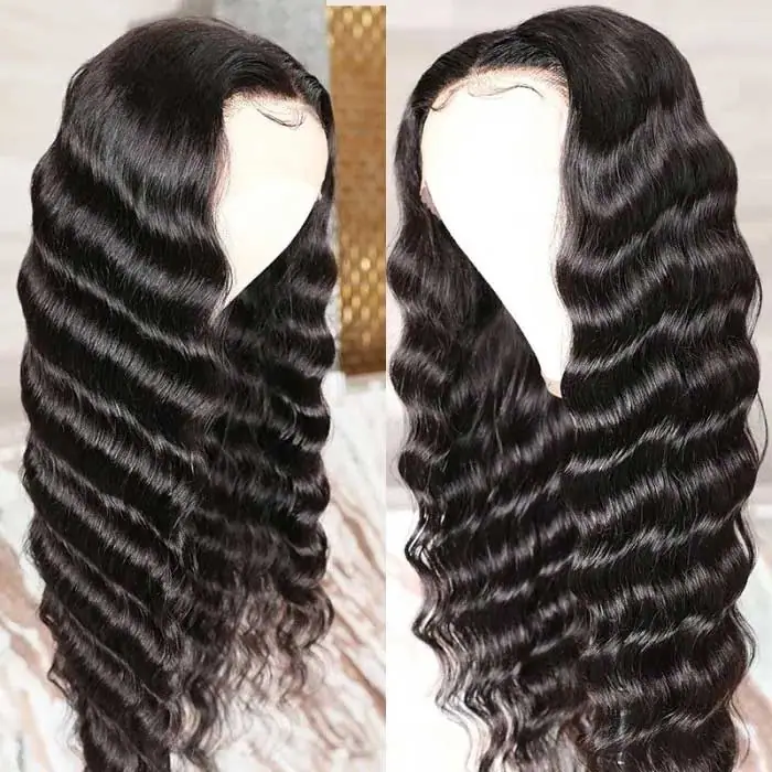 Affordable Undetectable Invisible HD Lace 6×6 Closure Water Wave Human Hair Water Wave Wigs AniceKiss