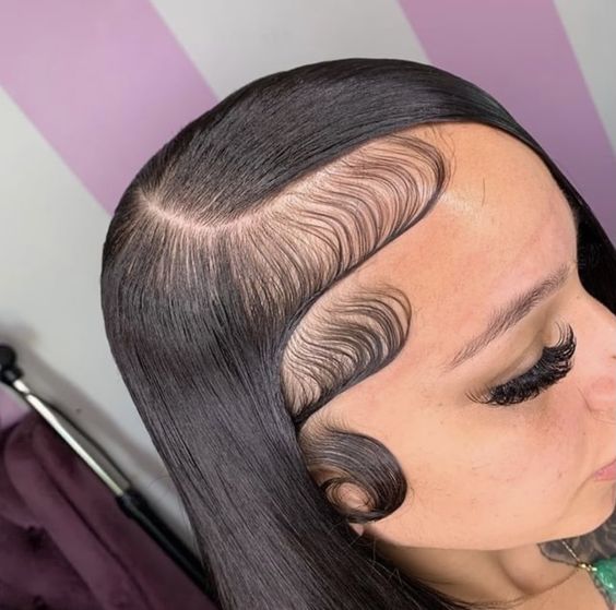 extra wavy edges for your lace front wigs