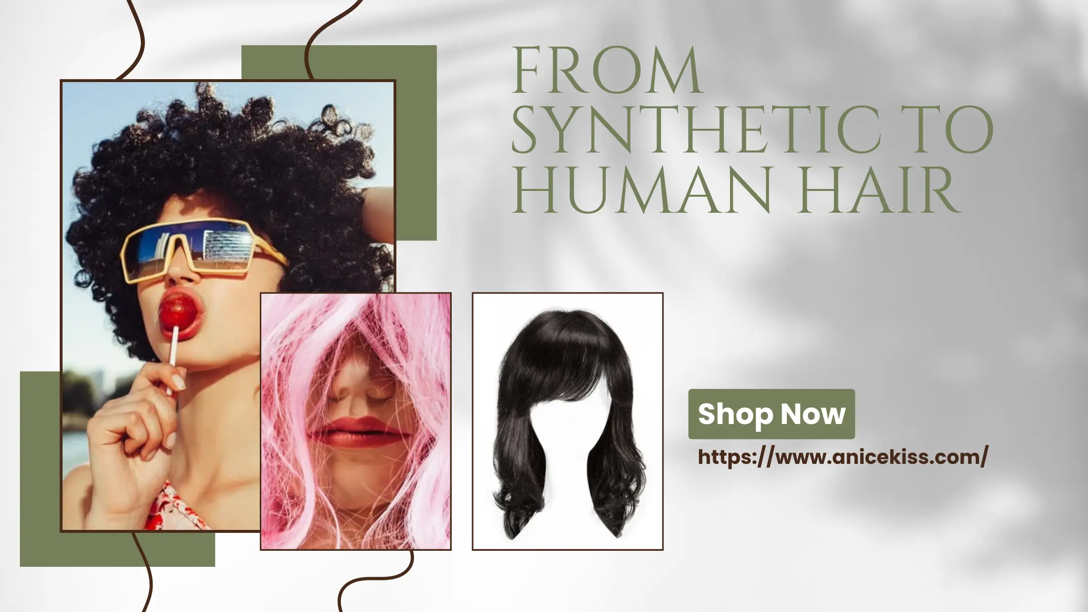 From Synthetic to Human Hair: The Wig Material Guide