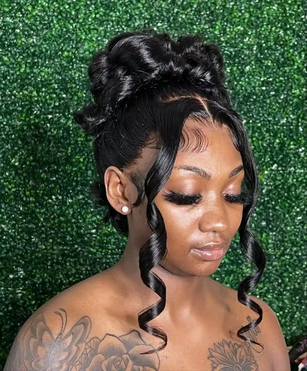 human hair wigs hairstyle updo