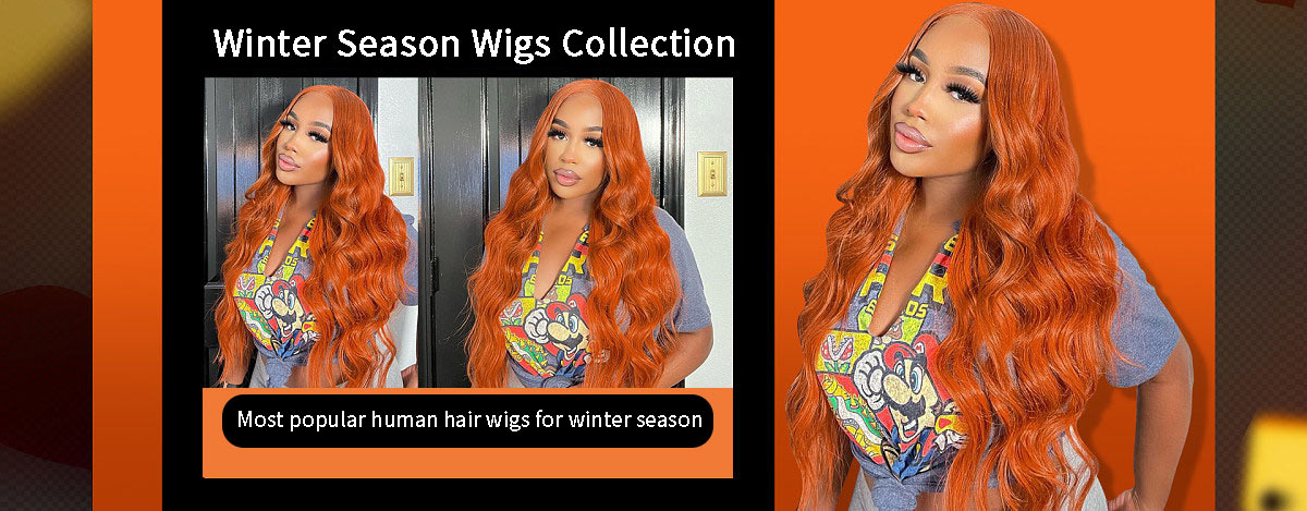 winter season human hair wigs collection