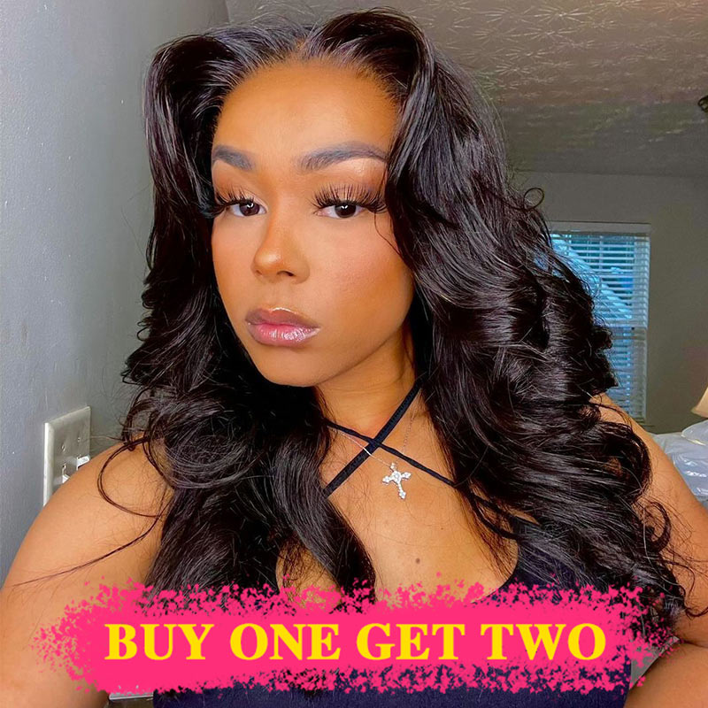 5×5 lace closure body wave human hair wigs